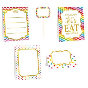 Kit de Décorations de buffet - Multicolore Kit de Décorations de buffet - Multicolore