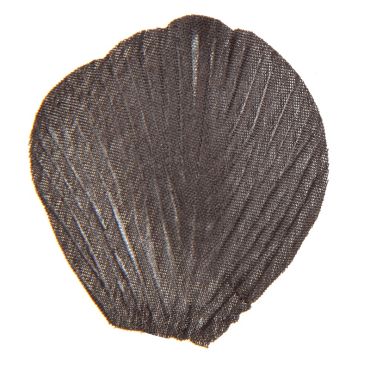 Pétales en Tissu avec Feuilles -Noir