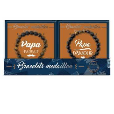 Un magnifique bracelet à la mention affective pour faire un superbe cadeau à votre papa | jourdefete.com