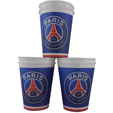 6 Gobelets 25 cl - PSG