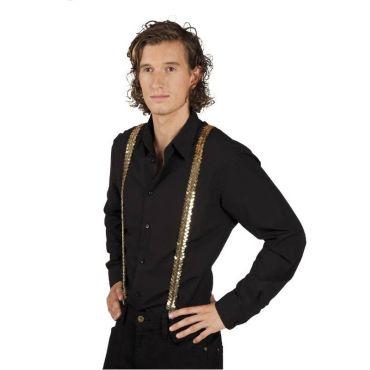 Bretelles à Sequins - Or