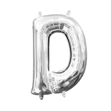 Ballon à air Lettre "D" - Argent