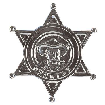 Etoile de shérif argentée