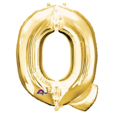 Ballon à air Lettre "Q" - Or