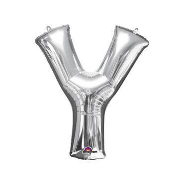 Ballon à air Lettre "Y" - Argenté