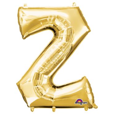Ballon à air Lettre "Z" - Or