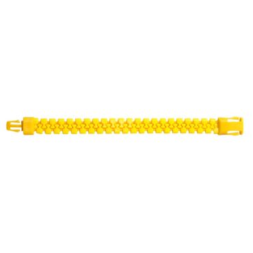 Bracelet Zip - Jaune