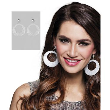 Boucles d'oreille clip argent