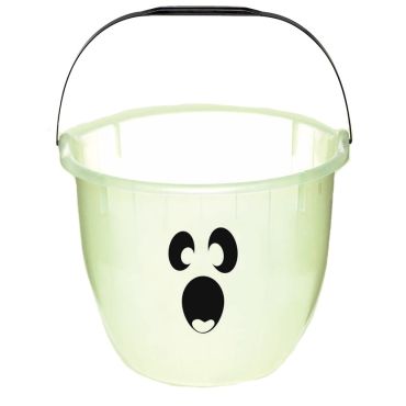 Seau à Bonbons Fantôme Phosphorescent 