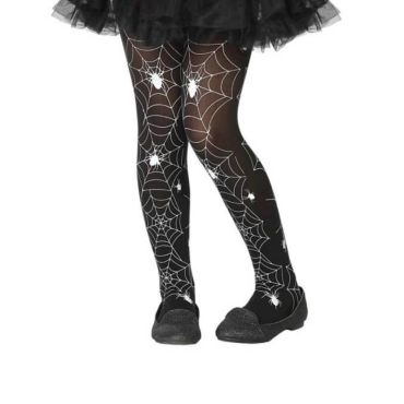 Halloween – Collants pour Fille à motifs Toile d’Araignée