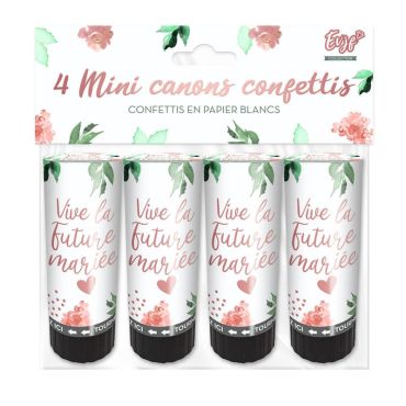 Des mini canons à confettis pour fêter l'enterrement de vie de jeune fille de la future mariée | jourdefete.com Des mini canons à confettis pour fêter l'enterrement de vie de jeune fille de la future mariée | jourdefete.com