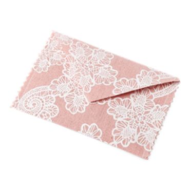 Lot de 4 Enveloppes en Lin - 12,5 x 8,5 cm - Vieux Rose | jourdefete.com