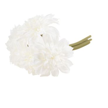 Un joli bouquet de 5 dahlias blanches pour votre événement | jourdefete.com