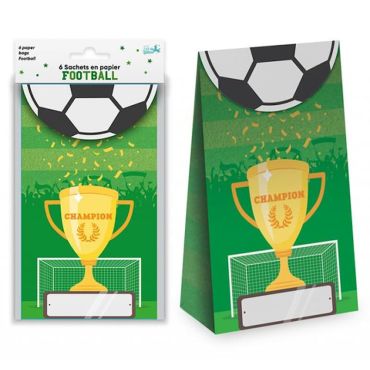 Des sachets à offrir aux copains de votre enfant lors de son anniversaire football | jourdefete.com Des sachets à offrir aux copains de votre enfant lors de son anniversaire football | jourdefete.com