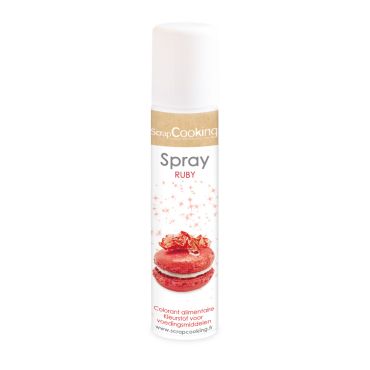 Spray colorant alimentaire rubis ScrapCooking pour pâtisserie | jourdefete.com