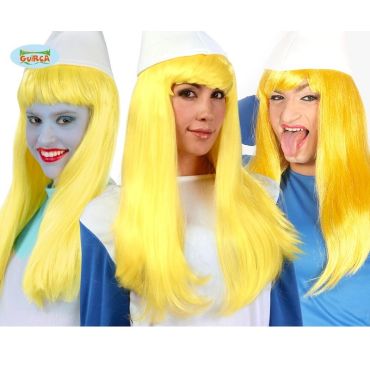 Perruque Schtroumpfette Jaune