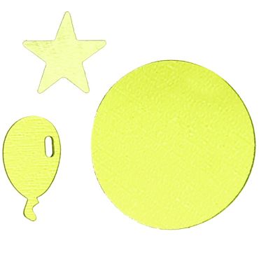 Confettis Verts Anniversaire - Etoiles et Ballons