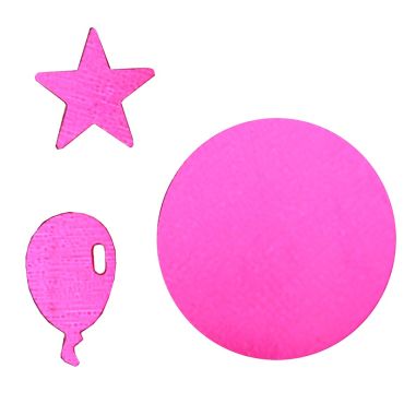 Confettis Fuchsias Anniversaire - Etoiles et Ballons Confettis Fuchsias Anniversaire - Etoiles et Ballons