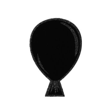 4 Pinces Ardoise Ballon - Noir