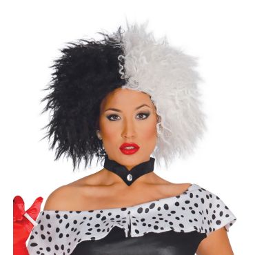 Perruque Cruella d'Enfer
