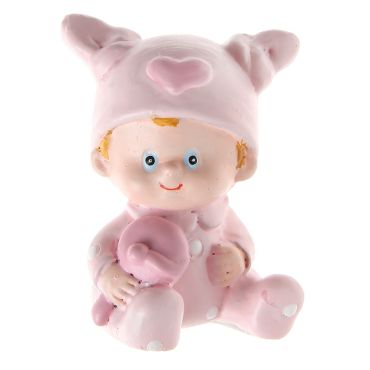 2 Figurines Bébé Fille