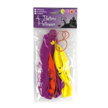 4 Ballons Halloween à suspendre