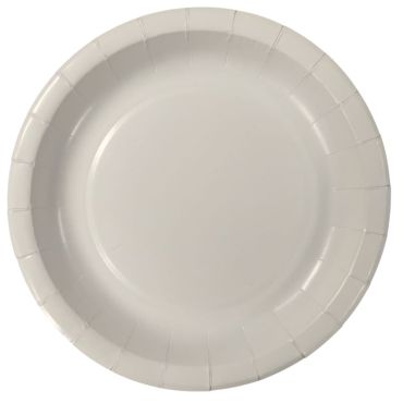 Assiettes en carton blanches 18 cm – lot de 50, idéales pour fêtes et événements | jourdefete.com