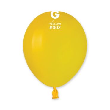 Lot de 50 ballons jaunes 13 cm, parfait pour toutes les occasions festives | jourdefete.com