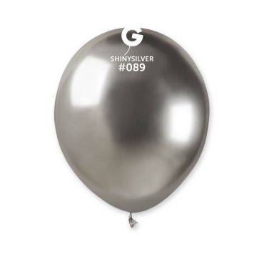 50 ballons shiny argent | jourdefete.com
