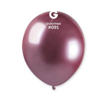 50 ballons shiny rose | jourdefete.com