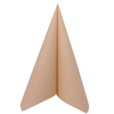 50 serviettes voie sèche couleur camel de 40 cm | jourdefete.com
