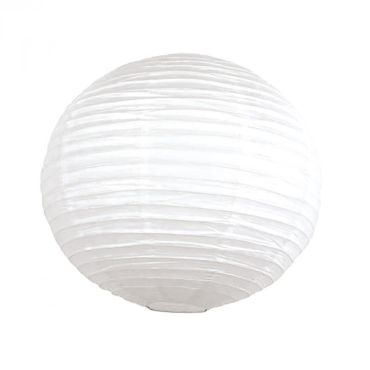 Lanterne Japonaise en Papier Blanche - 15 cm
