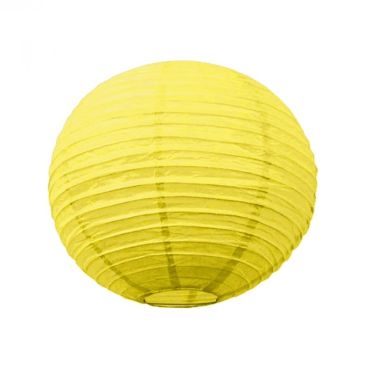 Lanterne Japonaise en Papier Jaune - 50 cm