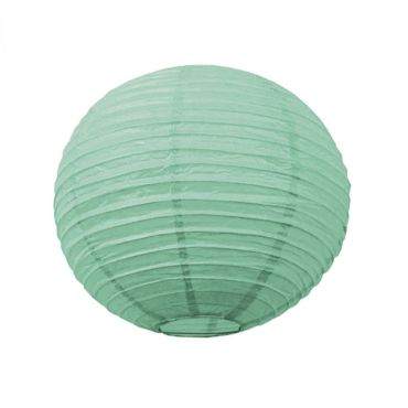 Lanterne Japonaise Vert Menthe - 35 cm