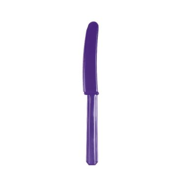 10 Couteaux en Plastique - Violet