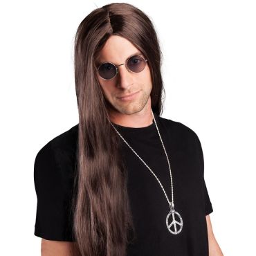 Collier Hippie Argent - Peace And Love