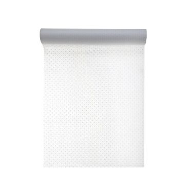 Chemin de Table "Plumetis" - Blanc