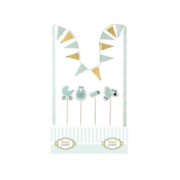 Décoration Pour Gâteau - Collection "Monsieur Chou"