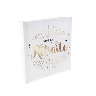 Livre d'Or "Vive La Retraite" - Elégant