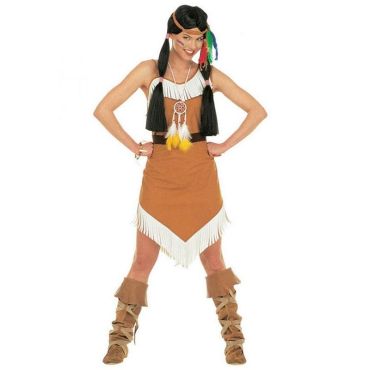 Déguisement Indienne Commanche Femme - Taille au Choix