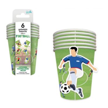 Des gobelets parfaits pour un match de football | jourdefete.com