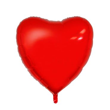 Ballon cœur rouge XXL 78 cm pour décoration romantique | jourdefete.com