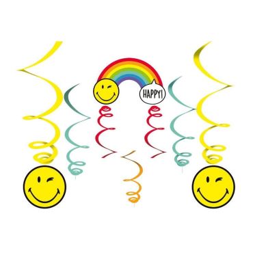 decoration-anniversaire-smiley-papier |jourdefete.com