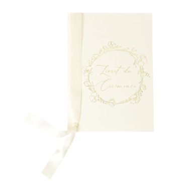 De magnifiques livrets de cérémonie à disposer lors du baptême civil ou religieux de votre enfant | jourdefete.com