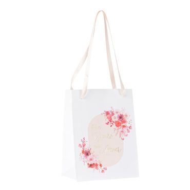 Des sacs avec écrit "Pour toujours mon amour" en doré pour votre mariage avec la collection Love to Love | jourdefete.com