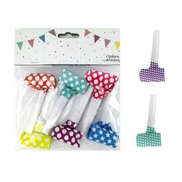 lot de 6 sans-gênes happy color | jourdefete.com