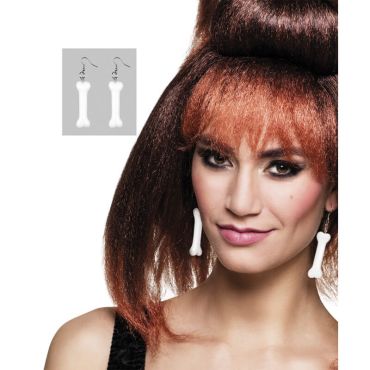 Boucles d'Oreilles Os Femme des Cavernes