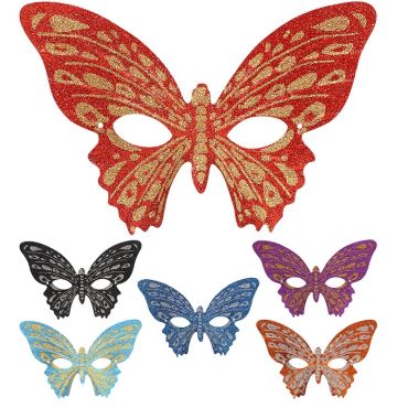 Loup Papillon Pailleté - Coloris au Choix