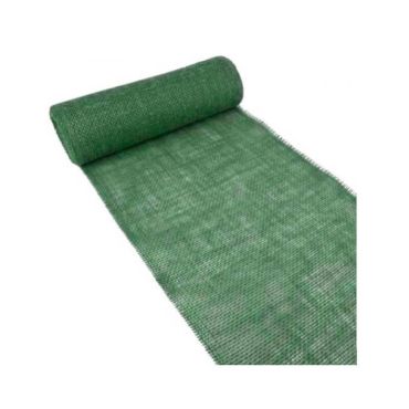 Chemin de Table en Jutes - Fibres végétales - Vert Foncé | jourdefete.com