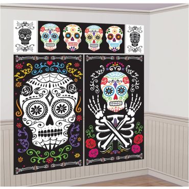 Kit de décoration murale - Collection "Day of the dead" Kit de décoration murale - Collection "Day of the dead"